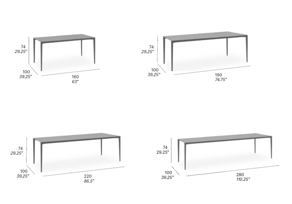 Nude Expormim Mesa Rectangular Milia Shop