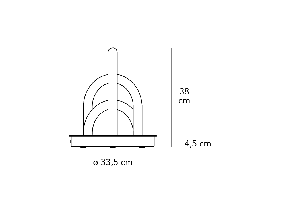 Oort Fontana Arte Lampada Da Tavolo Milia Shop