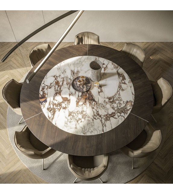 Senator Ker Wood Round Cattelan Italia Table Milia Shop