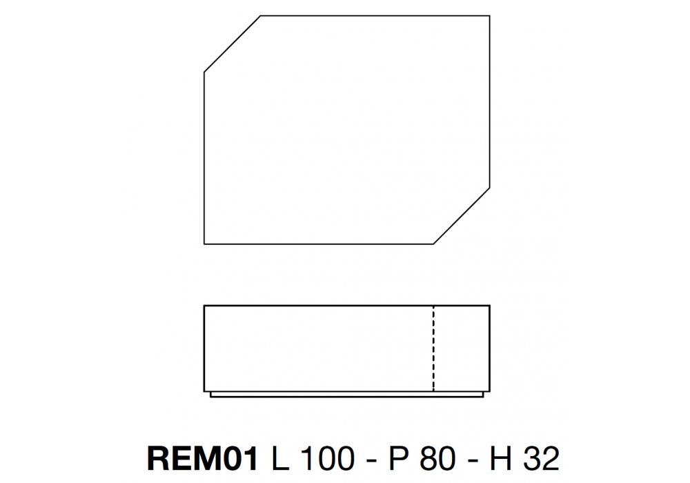 Remis Glas Italia Table Basse Milia Shop