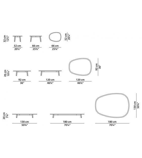 Vietri Baxter Table Basse