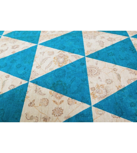 Double Layer Blue Nodus Alfombra