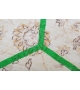 Double Layer Green Nodus Rug