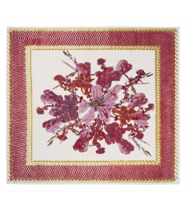 Savage Flowers - Red Harmony Nodus Rug