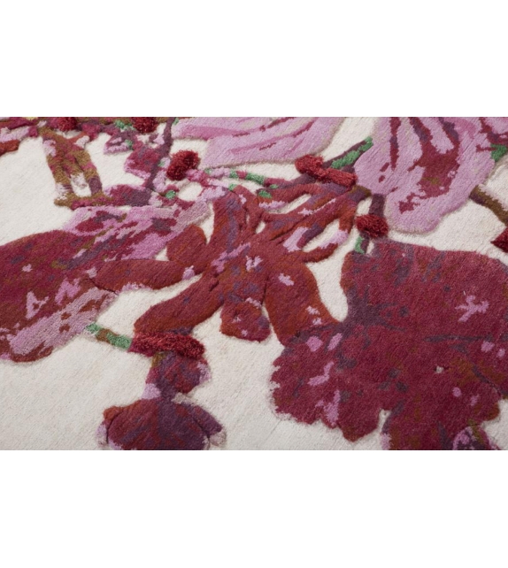 Savage Flowers - Red Harmony Nodus Alfombra