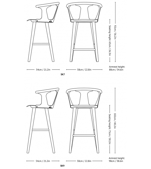 In Between &Tradition Tabouret