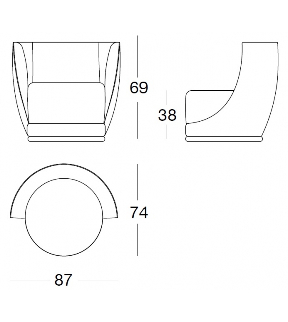 Laurent Longhi Armchair