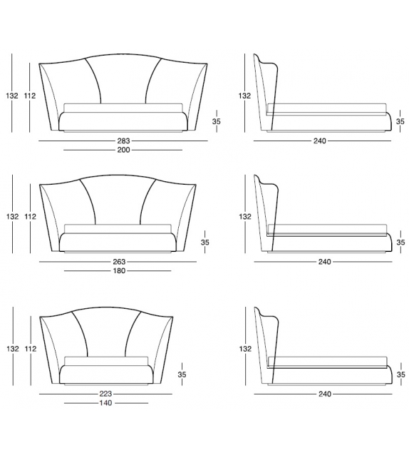 Heron Longhi Bed