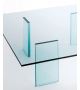 Glass table (1976) Glas Italia Mesita