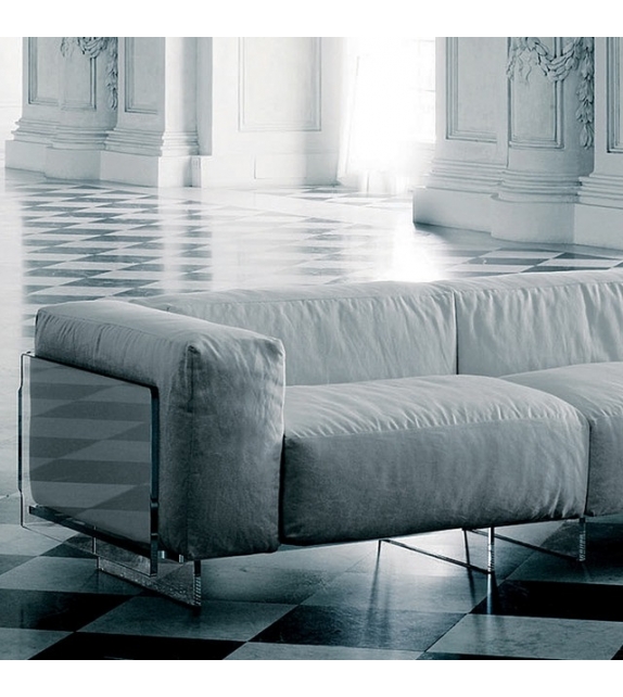 Crystal Lounge Glas Italia 2 Seater Sofa