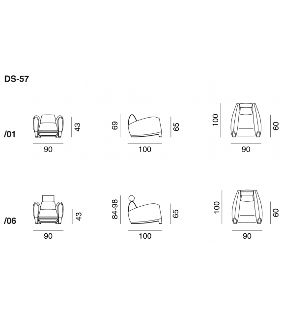 DS-57 De Sede Armchair