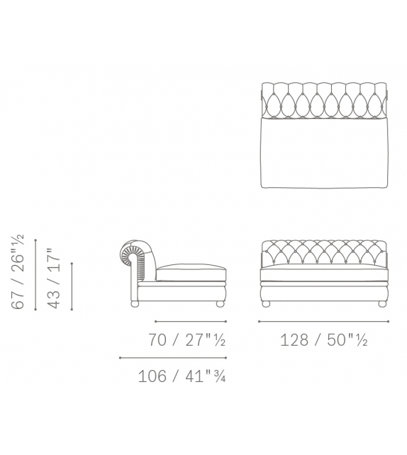 Chester Line Poltrona Frau Sillón