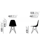 Eames Plastic Side Chair DSR Polster Stuhl Vitra