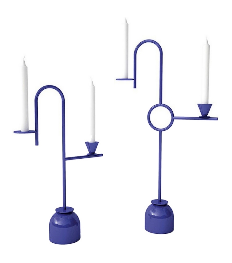 Blue Candleholders Cappellini Bougeoir