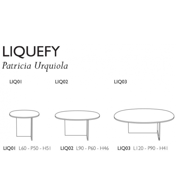 Liquefy Glas Italia Table D'Appoint