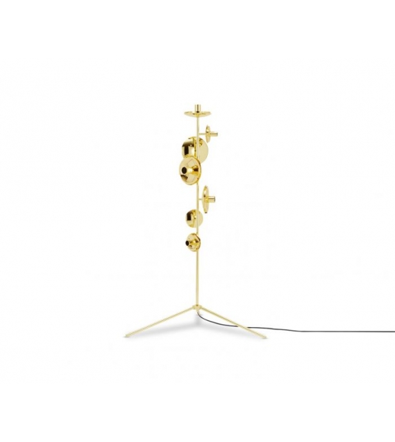 Mirror Ball Stand Chandelier Tom Dixon Lampada da Terra