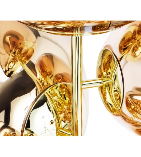 Mirror Ball Stand Chandelier Tom Dixon Lampada da Terra