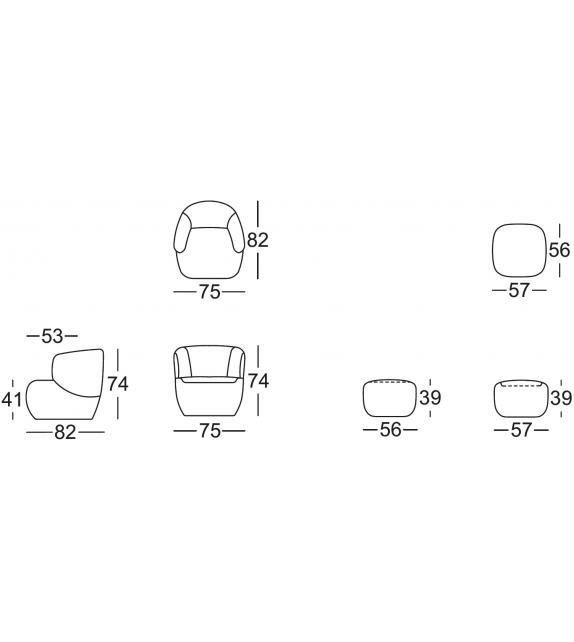 384 Rolf Benz Armchair