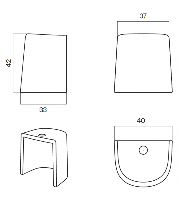 Cave InternoItaliano Stool