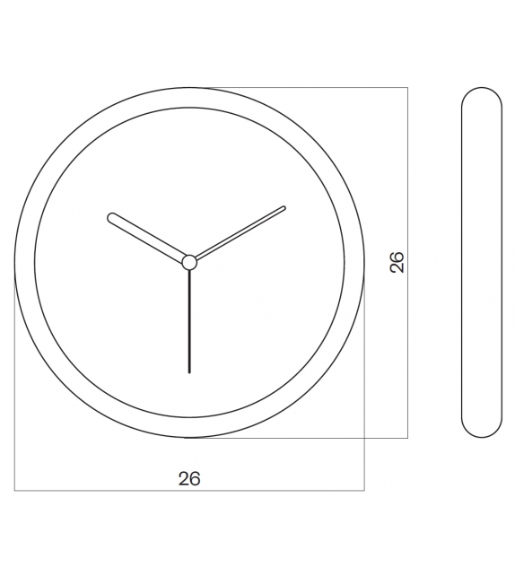 Turi InternoItaliano Wall Clock