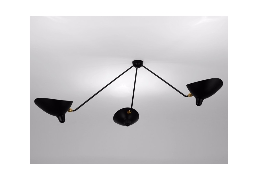 Shop Milia 3 Lamp Ceiling Still - Spider Arms Mouille Serge