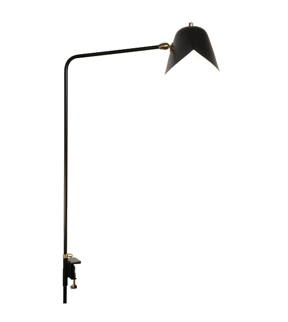 Simple Agrafée Serge Mouille Table Lamp