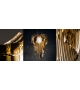 Aria Gold Slamp Suspension Lamp