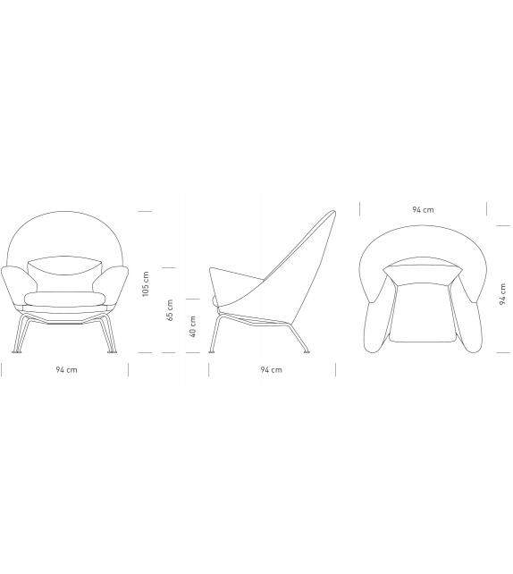 CH468 Oculus Chair Carl Hansen & Søn