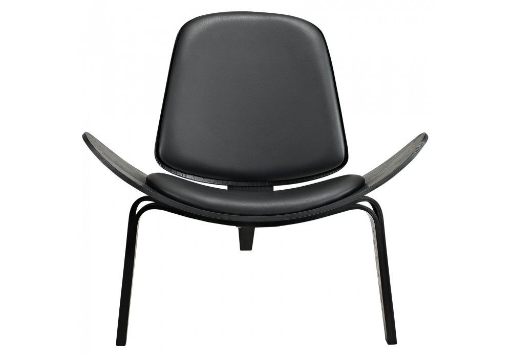 black shell chair