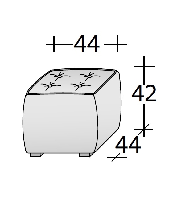 Iko Flou Pouf