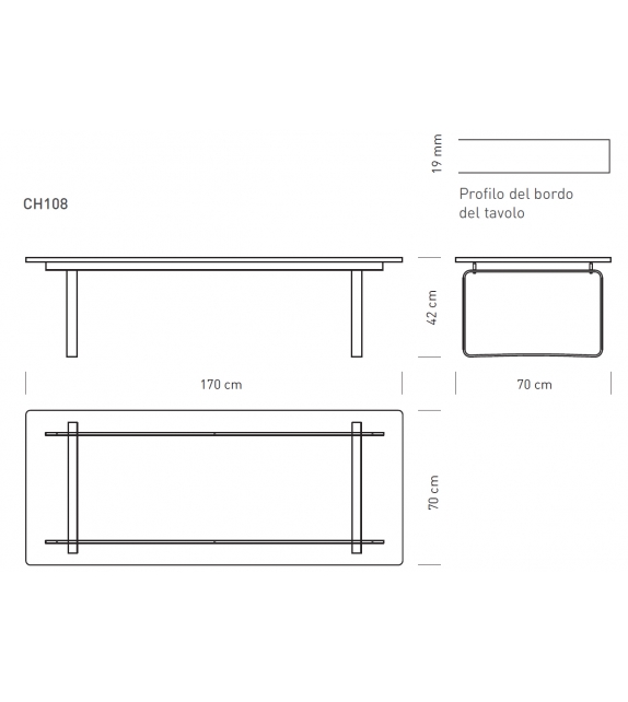 CH108 Carl Hansen & Søn Tavolino