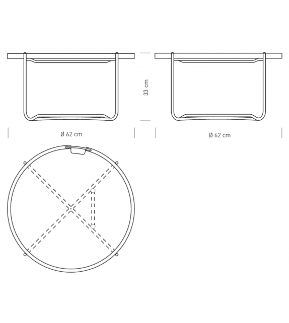 CH417 Tray Table Carl Hansen & Søn Mesita