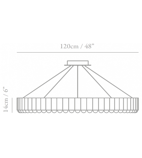 Carousel XL Gunmetal Lee Broom Suspension