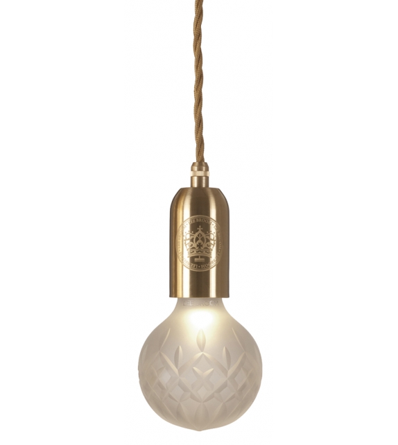 Frosted Crystal Bulb Suspension