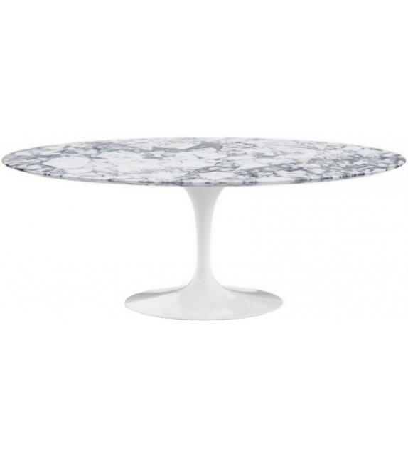 Saarinen Oval Tisch aus Marmor Knoll