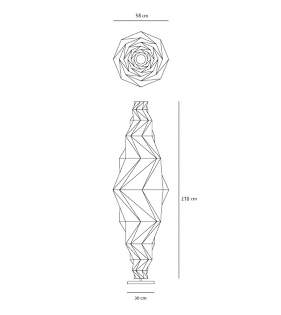 Minomushi Artemide Lampadaire