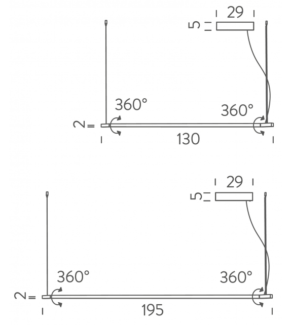 Linescapes Horizontal Nemo Pendant Lamp