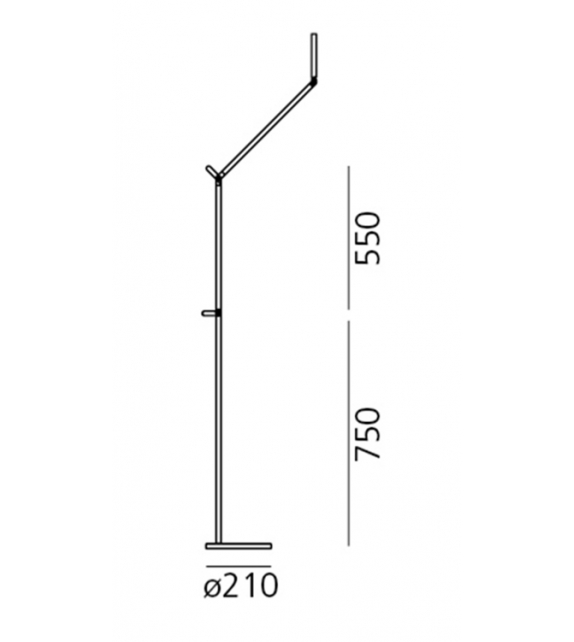 Demetra Lettura Artemide Floor Lamp