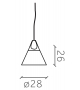 Slope Large Suspension Lamps Miniforms