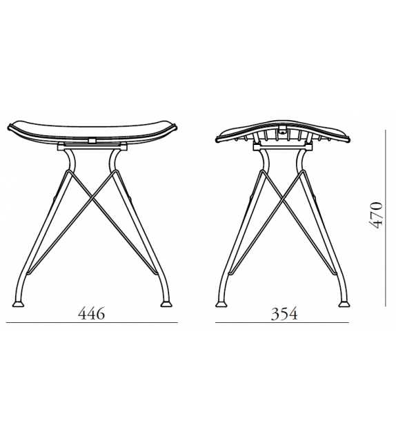 Wire O&D Taburete