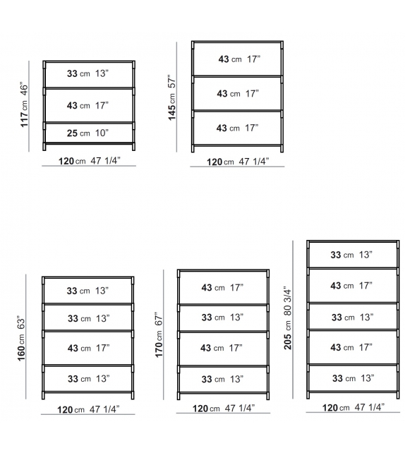 Match Arflex Bookcase