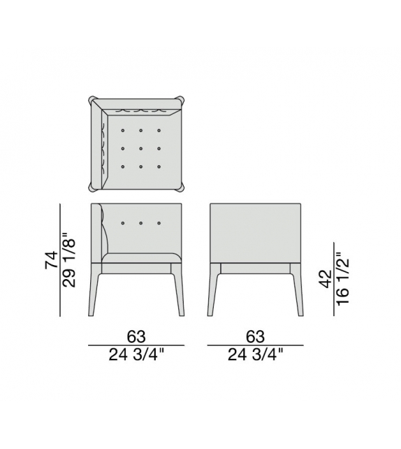 Wendy Corner Porada Easy Chair