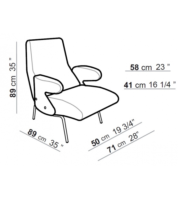 Delfino Arflex Armchair