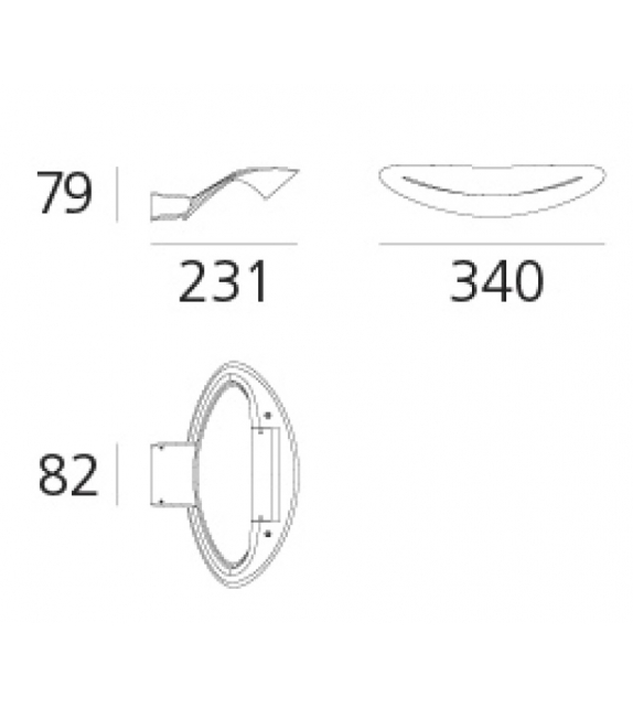 Mesmeri LED Artemide Applique