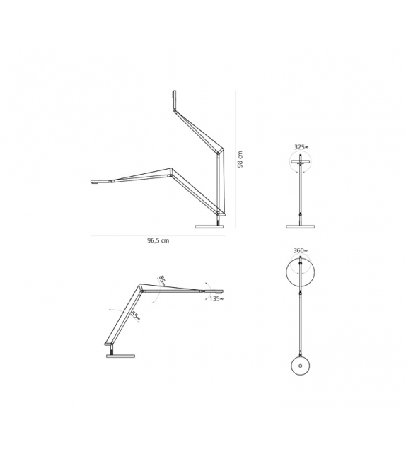 Demetra Professional Artemide Lampada Da Tavolo