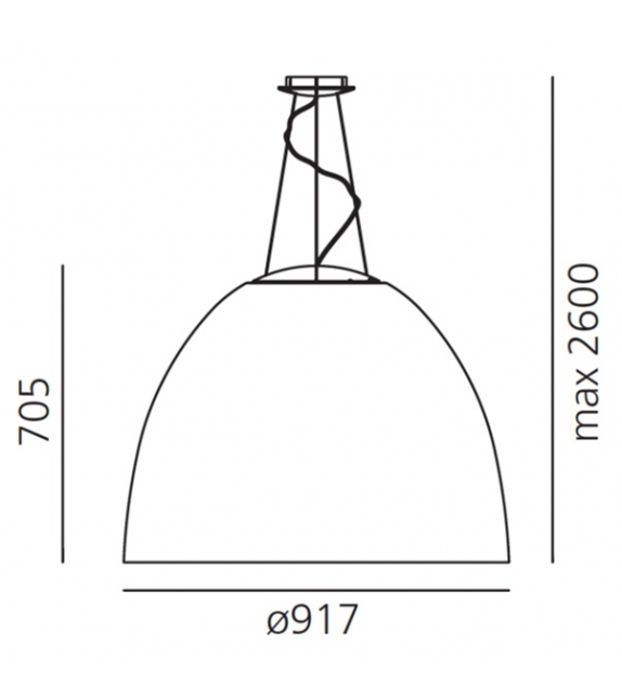 Nur Acoustic Artemide Suspension Lamp