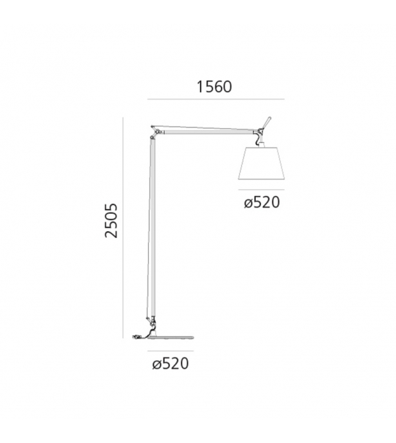 Tolomeo Maxi Artemide Làmpara de Pie