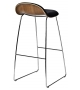 3D Gubi Upholstered Stool with Sledge Base