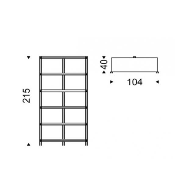 Hudson Cattelan Italia Bookshelf