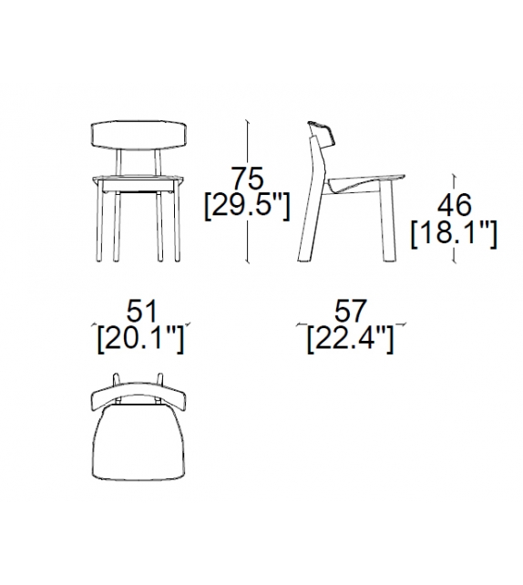 560 Back-Wing Cassina Chair